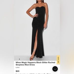 Gorgeous Lulus glitter gown